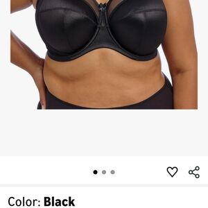 Goddess Black Full-Coverage Bra